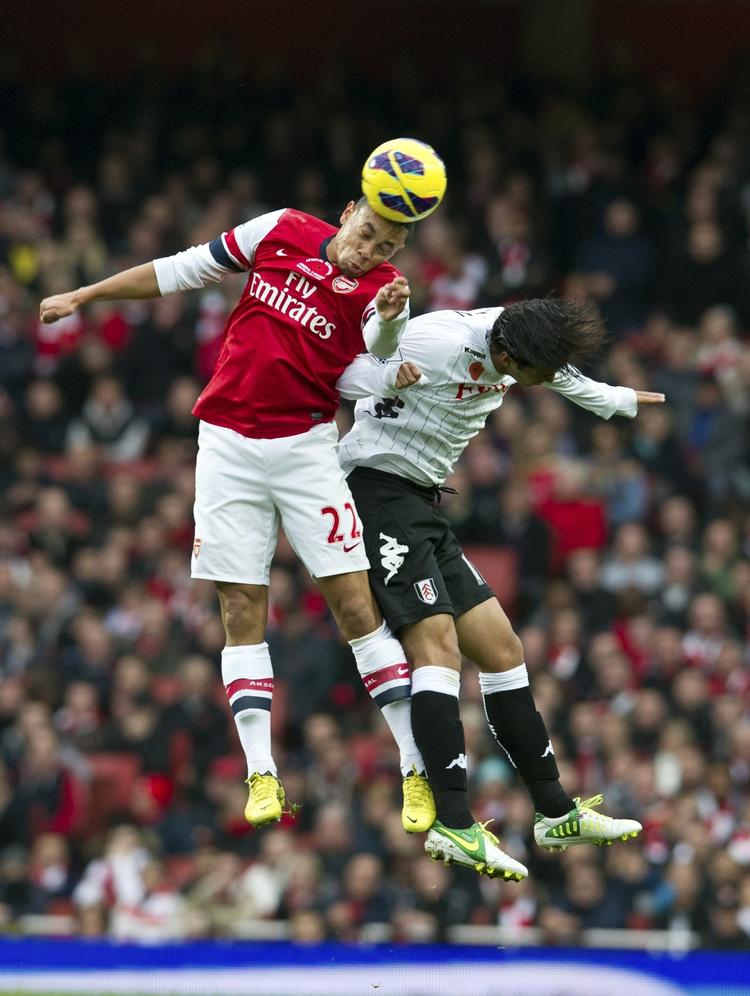 Duel. De to London-klubber delte i en medrivende 3-3-kamp. 
