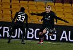 Mål. Randers FC's Ronnie Schwartz har scoret til 2-1. 