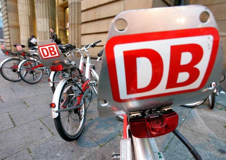 Jernbanecykel. Cyklen, som de tyske statsbaner står bag, findes tilsvarende i andre tyske byer.