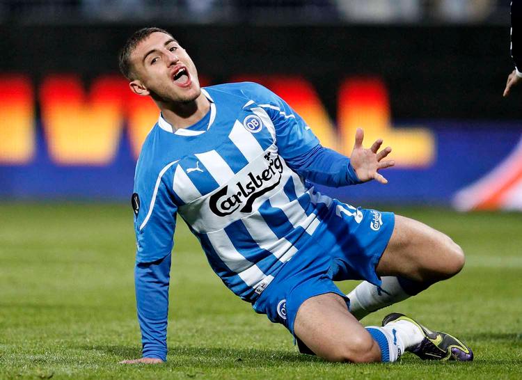 klar. Bashkim Kadrii er ikke i startopstillingen til kampen mod Viborg søndag, men OB'eren kan få comeback efter syv måneders skadespause. 