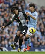 højt. Manchester Citys spillere tog sig sammen efter en slap første halvleg og endte med at vinde over Tottenham, som ellers længe lignede en vinder. 