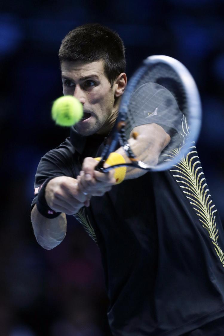 etter. Novak Djokovic har levet op til sin placering på verdensranglisten ved sæsonfinalen. 