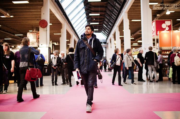 Luft. Trods et samlet besøg på mere end 29.000 gæster blev der aldrig  klaustrofobisk under BogForum  i Bella Center. 