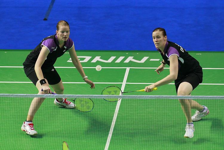 Comeback. Kamilla Rytter Juhl og Christinna Pedersen tabte 1. sæt, men kom stærkt tilbage i en gyser. 