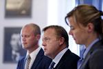 Kritik. Venstres politiske ordfører, Ellen Trane Nørby, giver ikke meget for Socialdemokraternes kritik af Lars Løkkes tid som statsminister fra april 2009 til oktober 2011.Billedet her er fra præsentationen af Venstres forslag til finansloven. 