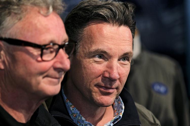 Ærtehalm. Har man sagt (Michael) Wikke, må man også sige (Steen) Rasmussen. De to spradebasser står bag et hav af film- og tv-serier. Det er i øvrigt Wikke til højre. 