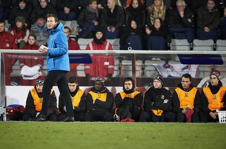 reservesejr. Nicolai Stokholm var en af de mange profiler på FCN-mandskabet, der sad på bænken, men træner Hjulmand fandt alligevel på en løsning, der gav fuldt pointudbytte. 