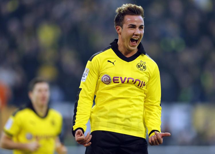 Stortalent. 20-årige Mario Götze scorede for femte gang i denne sæson for de tyske mestre fra Dortmund. 