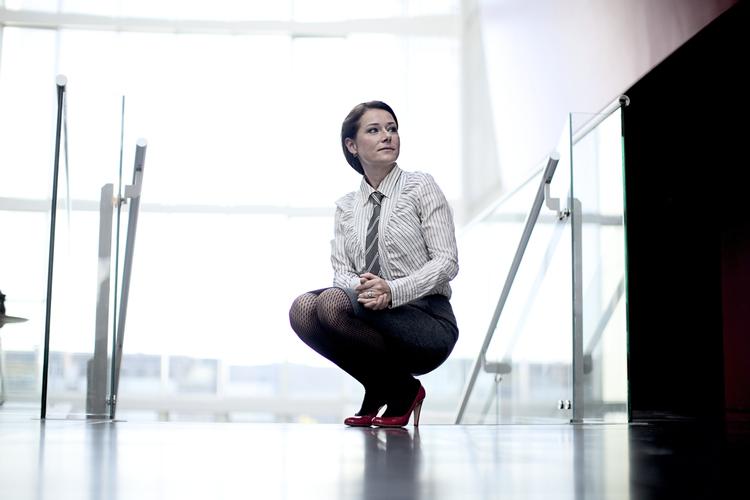 Prisbevidst. Sidse Babett Knudsen er klar over, at det er en meget fornem pris, hun er nomineret til. 