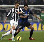 gennembrud. Nicklas Bendtner (tv) har haft svært ved at slå igennem hos Juventus. 