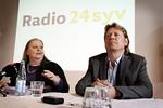Udskiftning. Bestyrelsesformand Lisbeth Knudsen(t.v.) meddelte mandag, at Suzanne Moll forlader stationen ved starten af det nye år. Jørgen Ramskov(t.h.) vil overtage hendes position som nyhedschef. 