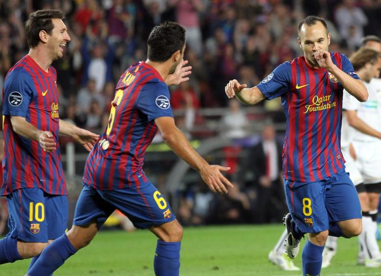 Trekløveret. Den frygtindgydende trio fra FC Barcelona kommer i skarp kamp med bl.a. Cristiano Ronaldo og Zlatan Ibrahimovic i kampen om Ballon d'Or-prisen, der i 2010 blev fusioneret med Fifas World Player of the Year-hæder. 