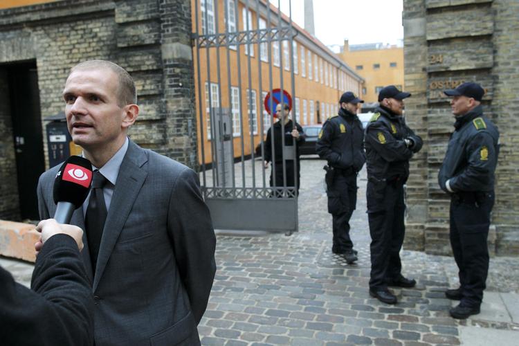 SUCCES. Brian Sandbergs advokat Michael Juul Eriksen har haft en god dag i retten. 