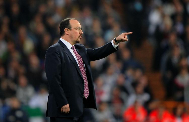 COMEBACK. I 2010 forlod Rafael Benitez Liverpool, der blandt andet havde vundet Champions League. Nu er spanieren hos den regerende Champions League-mester, der risikerer at ryge ud af gruppespillet. 