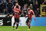 VIDERE. I en haltende sæson er AC Milan alligevel videre efter en sejr i Belgien. 