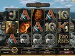 ONLINEGAMBLING. Skærmbilledet ovenfor er fra en en online-version af en 'Ringenes Herre'-enarmet tyveknægt, der har gjort J.R.R. Tolkiens familie sure. 