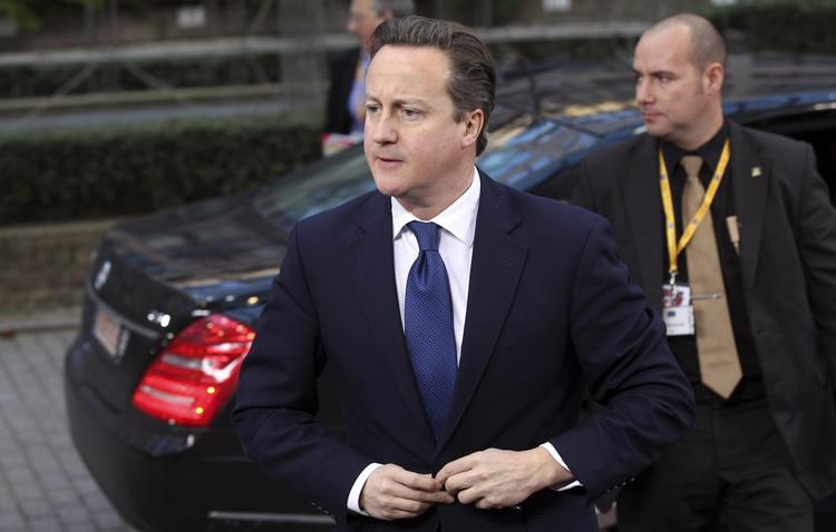 KAMPKLAR. Storbritanniens premierminister David Cameron er ikke ankommet til Bruxelles for at hyggesnakke. 