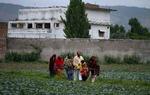 Gemmested. Osama bin Ladens hus i den pakistanske by Abbottabad, hvor han gemte sig i seks år. Arkiv. 