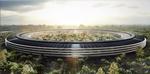 ARKITEKTUR. Apples nye kæmpebygning, der skal huse forskere og support-personale, ligner et Apple-produkt, selvom du ikke kan købe den i en butik. 