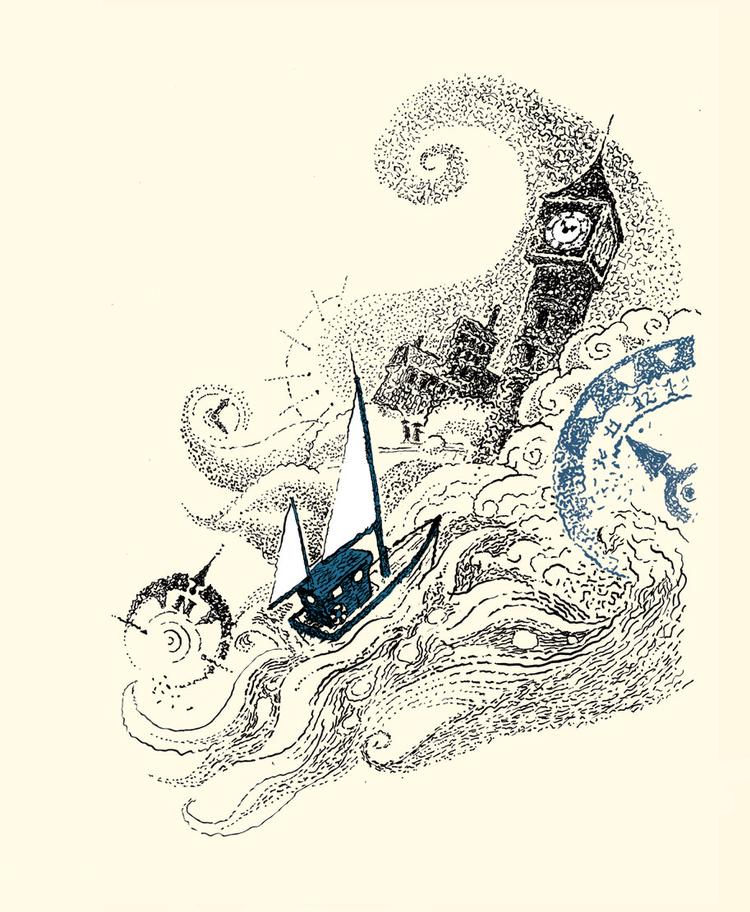 Sejlads. Morderen er selve tiden, så af sted går det. 