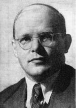 Modstander. Dietrich Bonhoeffer, der deltog i den tyske modstandsbevægelse mod nazismen, blev arresteret i 1943  og hængt to uger før slutningen af Anden Verdenskrig. Fotoet her er fra sidst i 1930. 