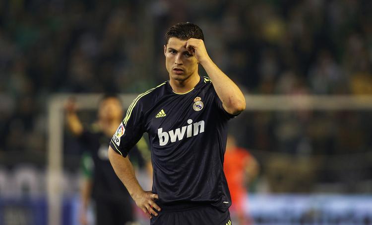 Forgæves. Cristiano Ronaldo forsøgte sig med to langskud i kampens indledning, men heller ikke han kunne forhindre en Betis-sejr. 
