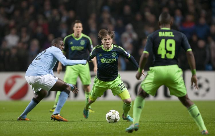 Matchvinder. Lasse Schöne har nu scoret tre gange i 19 kampe for Ajax. 