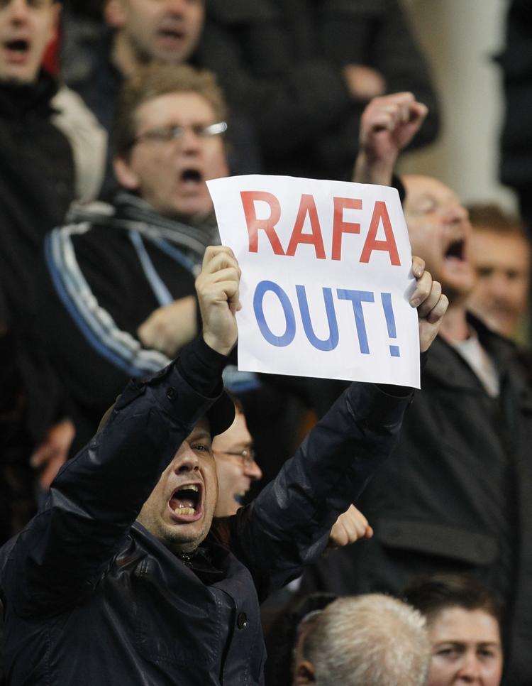 Velkommen! Rafael Benitez er ikke alle Chelsea-tilhængeres ønskemanager. 