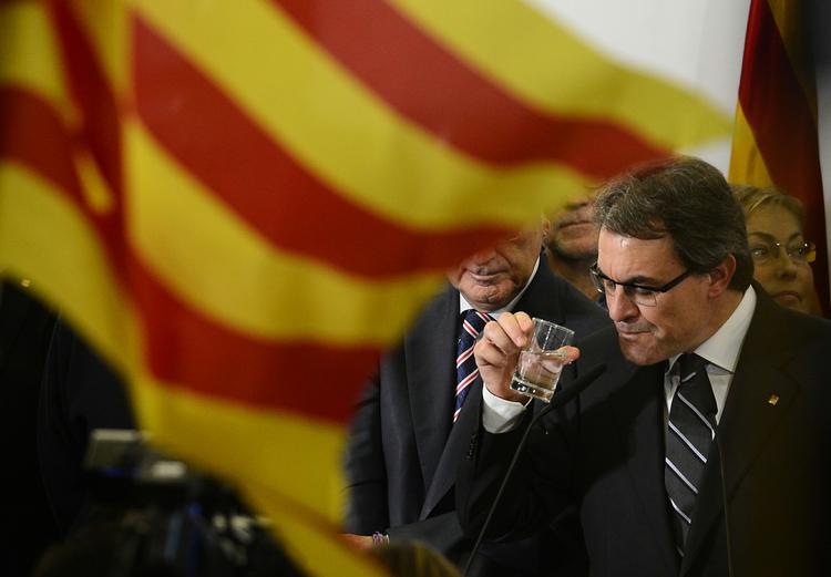 Regionsleder Artur Mas fik ikke så mange stemmer som håbet. 