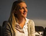 Selvgjort. Fie Fraenkel nyder at lave sine egne julekort, som hun sender til omkring 10 nære venner og familiemedlemmer. 