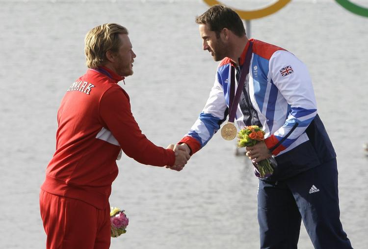 AFSKED. Ved OL i år blev Jonas Høgh-Christensen i sidste sejlads passeret af Ben Ainslie, der derfor vandt guldet. 