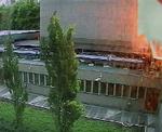 Gerningssted. Her eksploderer bomben ved regeringskvarteret i Oslo 22. juli sidste år. 