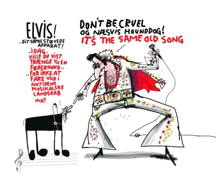 Formel. Bortset fra højden, har musikken ikke ændret sig så meget siden Elvis' storhedstid. 