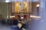 Farvel. Vor Frue Kirke var proppet, da venner og familie i dag skulle sige farvel til Jonas Thomsen Sekyere. 