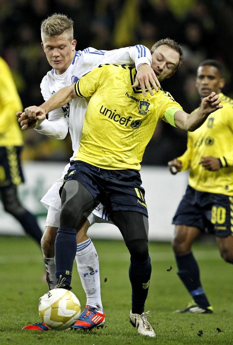 fight. Det var ikke altid lige kønt, da Brøndby og FCK stødte sammen i kvartfinalen af pokalfinalen. Men de to rivaler leverede en medrivende kamp. 