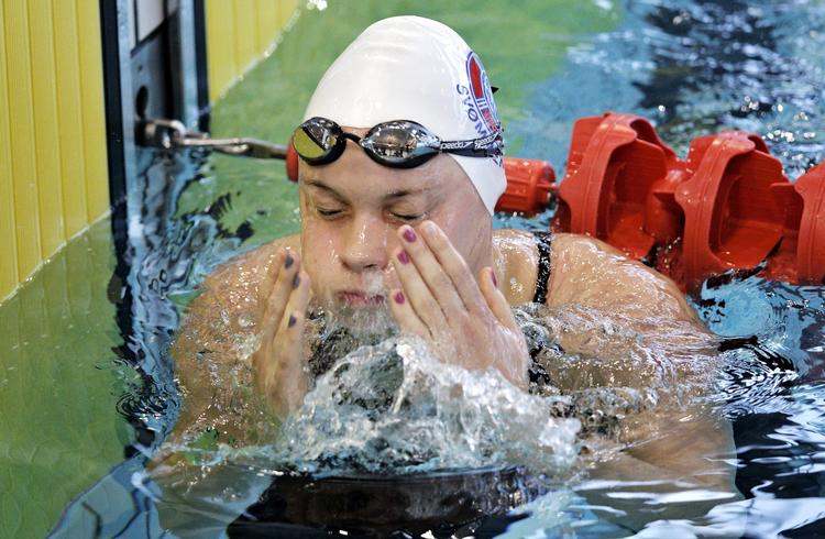 TANGERING. Sidste år gav 57,57 sek. EM-bronze og i dag sikrede det Mie Ø. Nielsen en DM-guldmedalje - fire sekunder foran nummer to. 