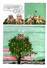 tro? Ralf König  byder på en elegant  diskussion om skaberværk eller evolution, som den  udfolder sig  i Edens have. 