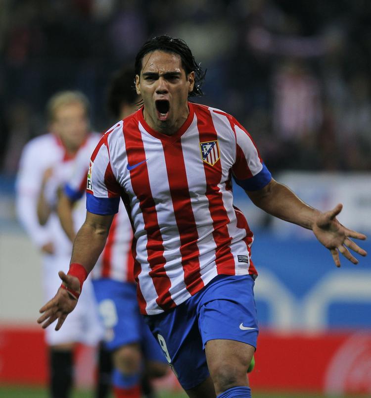lokalbrag. Radamel Falcao har været en vigtig del af Atlético Madrids sejrsrække i Spanien denne sæson. 