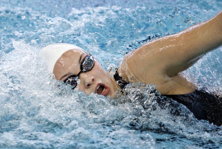 TOPFART. En 200 meter på 1.54,55 min. - med flyvende start - er den hurtigste af en dansker nogen sinde. 