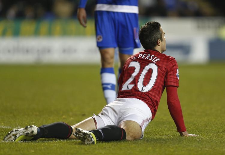 MATCHVINDER. Med kampens syvende scoring efter 34 minutter blev Robin van Persie matchvinder i et målorgie mod Reading. 
