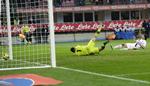 selvmål. En argentiner scorede hos sin egen målmand fra Kosova, da Santiago Garcia gav Inter sejren ved at passere Samir Ujkani. 