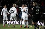 2-0. Et hovedstød af Ragnar Sigurdsson sørgede for slutresultatet i Parken. 