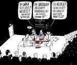 bandeord. Nordiske sprogforskere mødes i morgen i København for at diskutere bandeord. Tegning: Philip Ytournel 