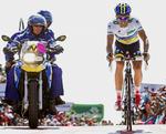 Toppen. Alberto Contador på vej til at vinde Vuelta a Espana. 