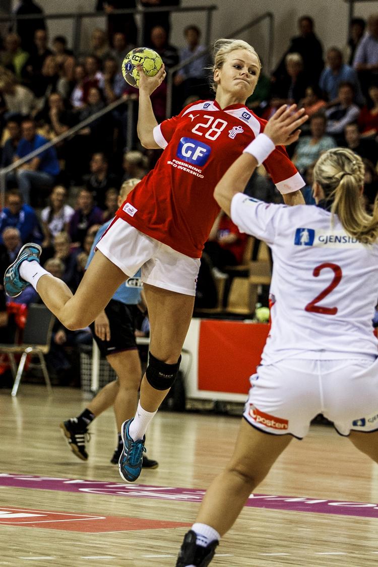 Slutrundeklar. Stine Jørgensen bliver tirsdag officielt udtaget til EM-truppen. 