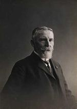Alderpræsident. Christoffer Krabbe var 76 år, da han i 1909 blev udnævnt til forsvarsminister. Foto: Det Kongelige Bibliotek / Wikipedia. 