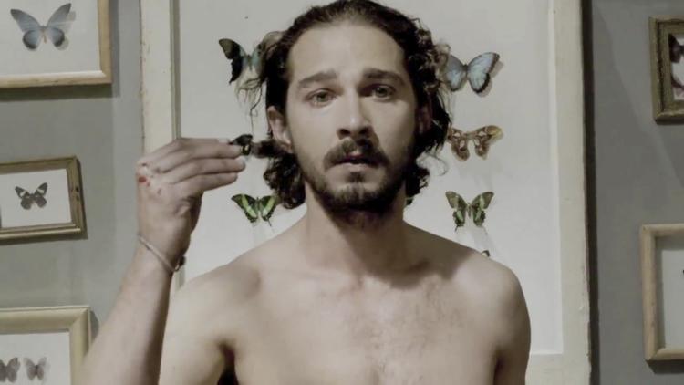 eksperiment. Den amerikanske skuespiller Shia Laleouf viser det hele og mere til i en af de små kortfilm, der figurerer i Sigur Rós' filmprojekt. 