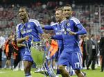triumf. Didier Drogba (tv) var udslagsgivende for Chelsea i flere kampe i Champions League frem mod finalesejren i München. 