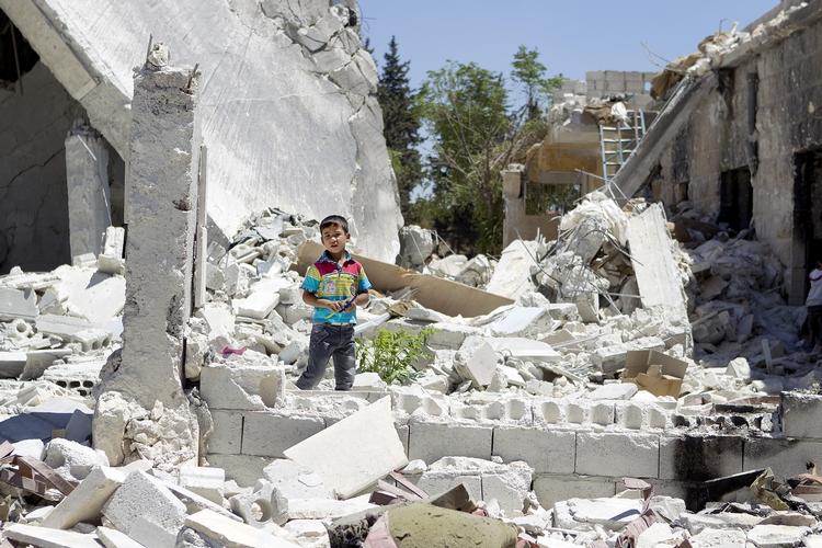 Nød. Borgerkrigen i Syrien har sendt tusindvis af mennesker på flugt. 