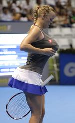 SHOW. Caroline Wozniacki voksede en størrelse eller tre i Brasilien. 